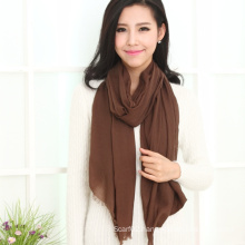 Fashion 100% Water Soluble Wool Shawl in Solid Color